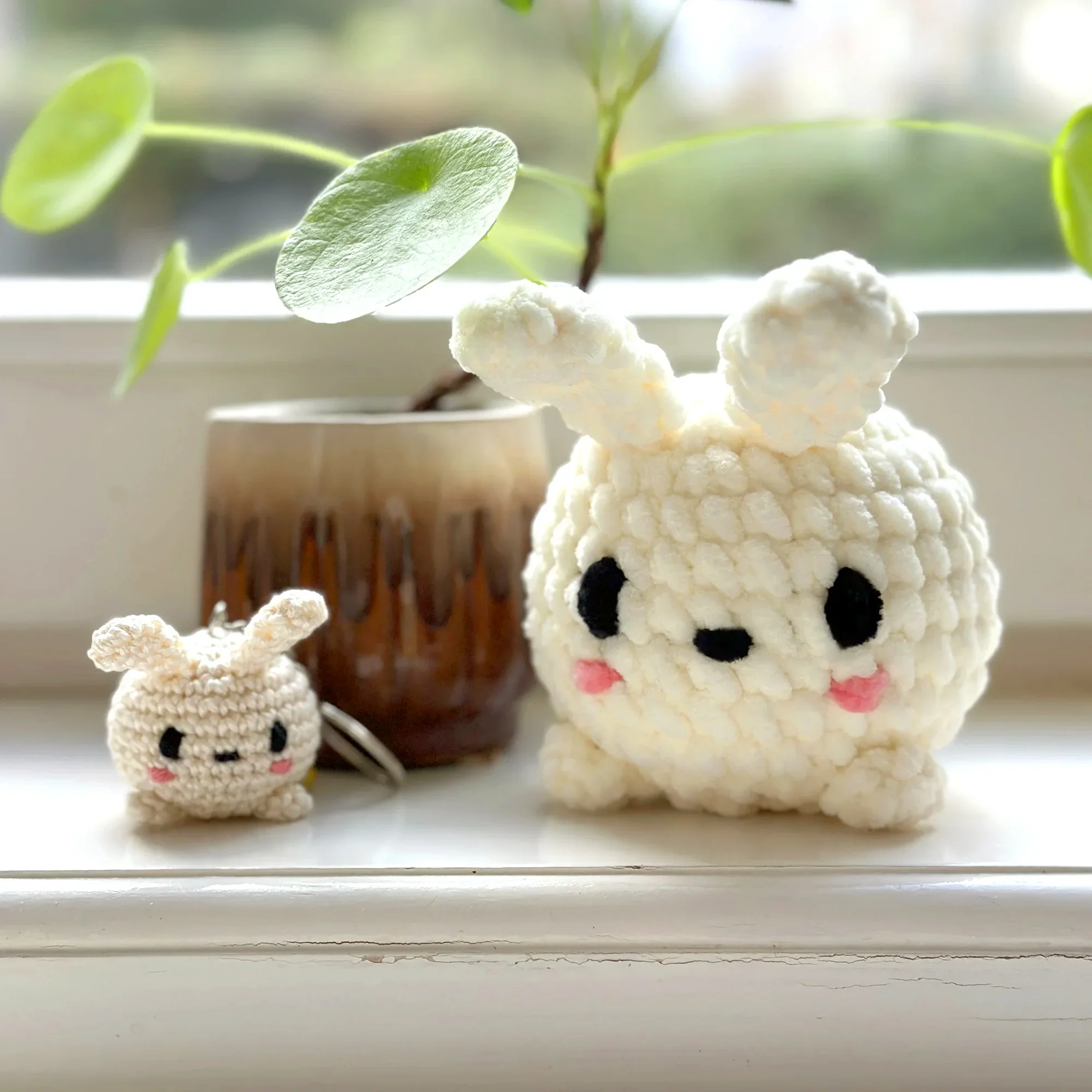 free-mini-bunny-crochet-pattern Mini Bunny Plushie - Image 1